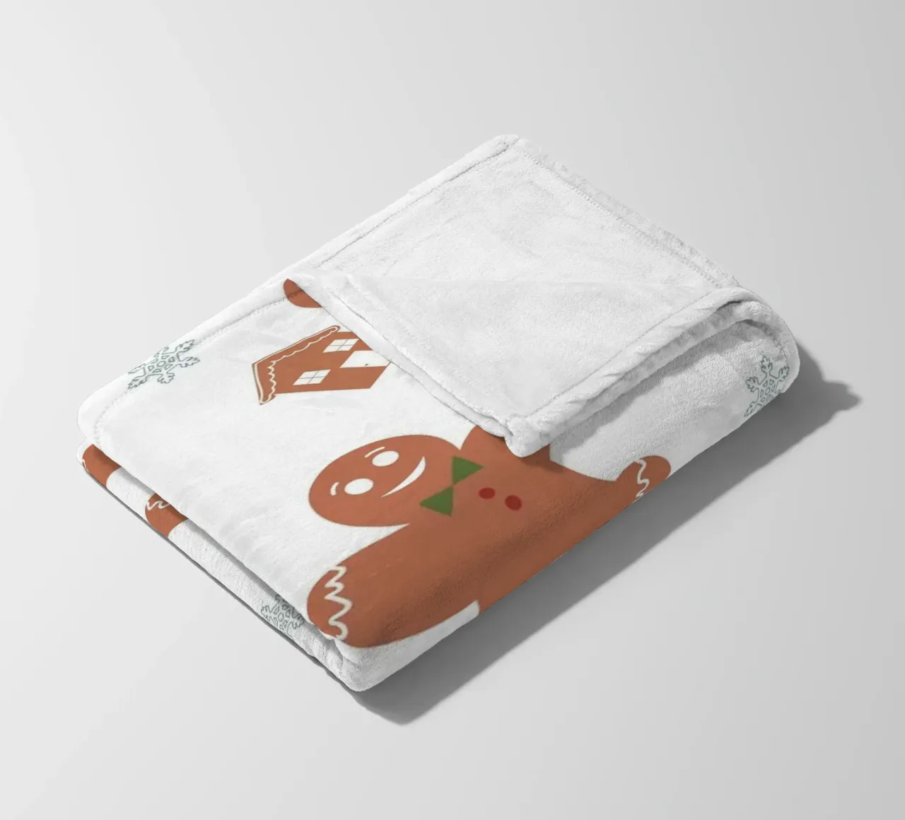 Modello di pan di zenzero con biscotti coperta in pile da GalerieGG