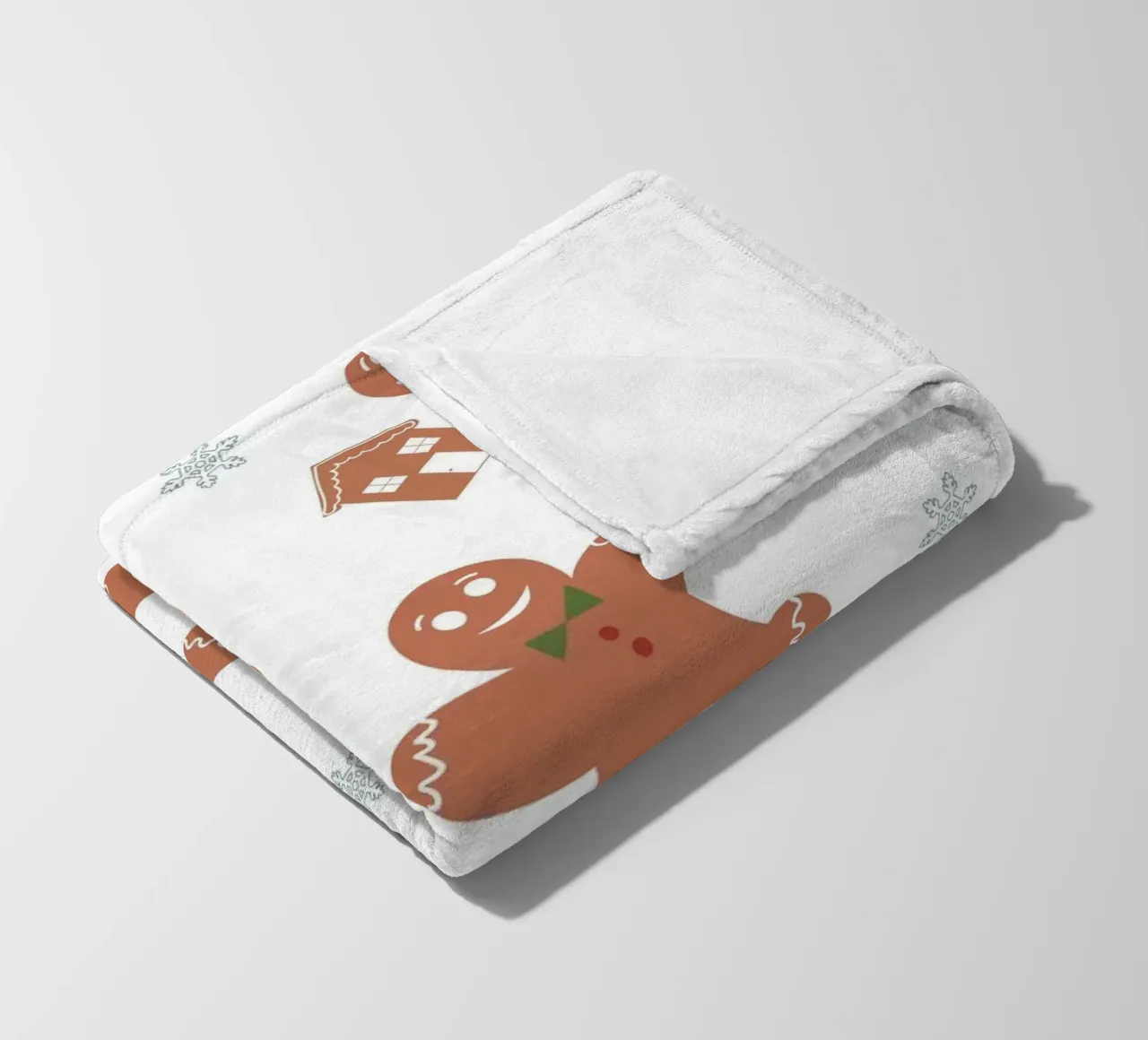 Modello di pan di zenzero con biscotti coperta in pile da GalerieGG