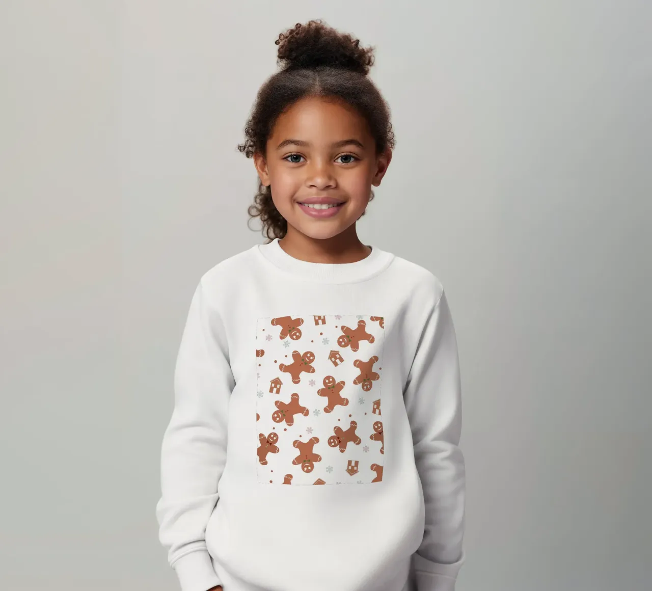 Modello di pan di zenzero con biscotti felpa bambino da GalerieGG