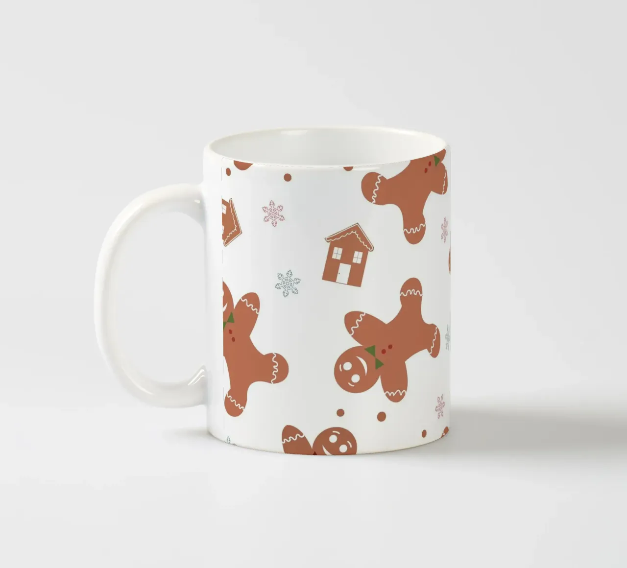 Modello di pan di zenzero con biscotti tazza in ceramica da GalerieGG