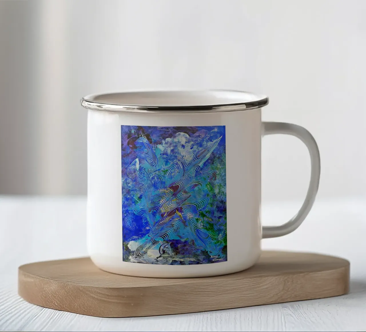 IDEAL GIFT 105 invers. tazza in smalto da Little treasures for your home