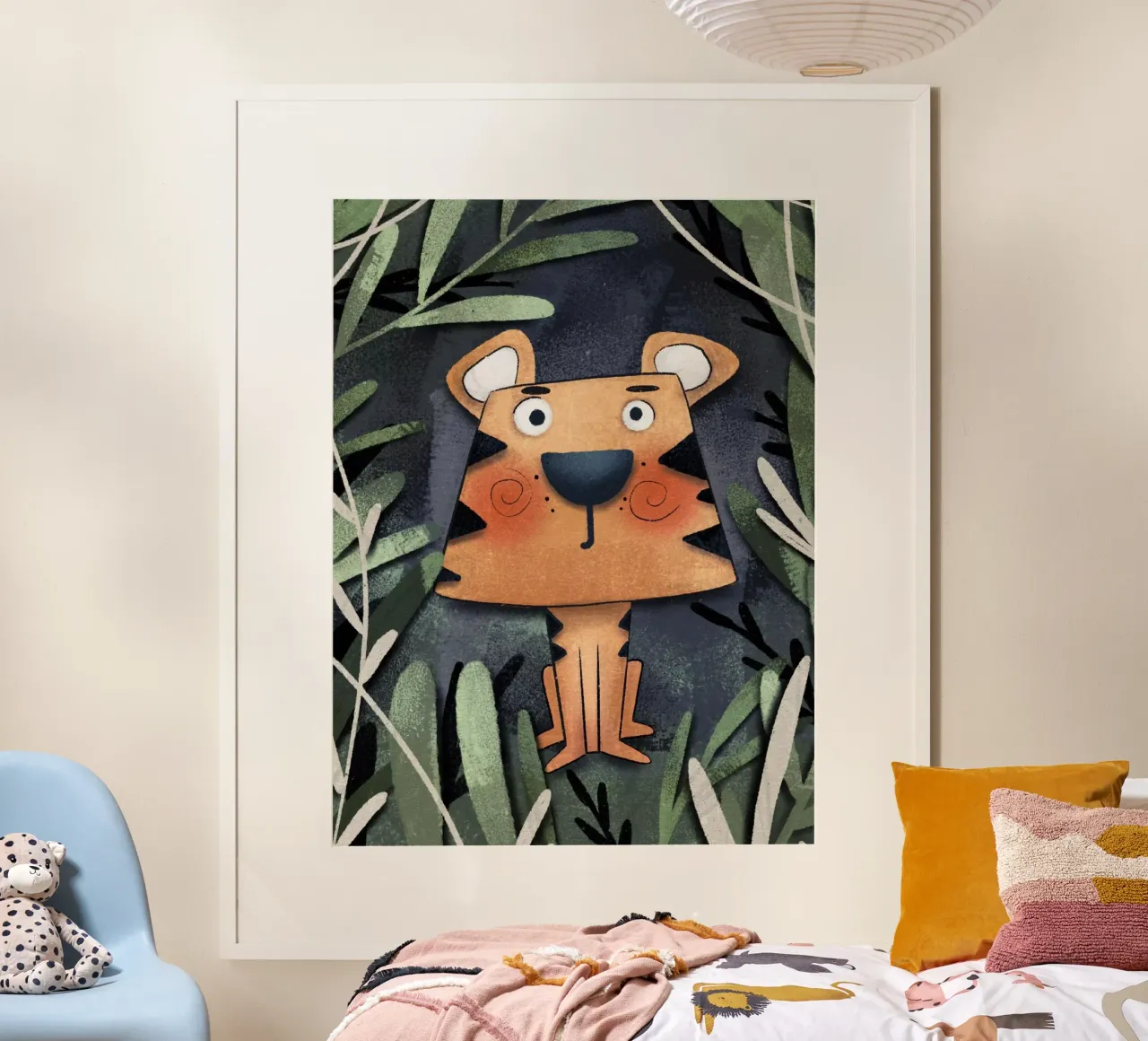 Nelli Suneli - Leone della giungla poster da The Artcircle