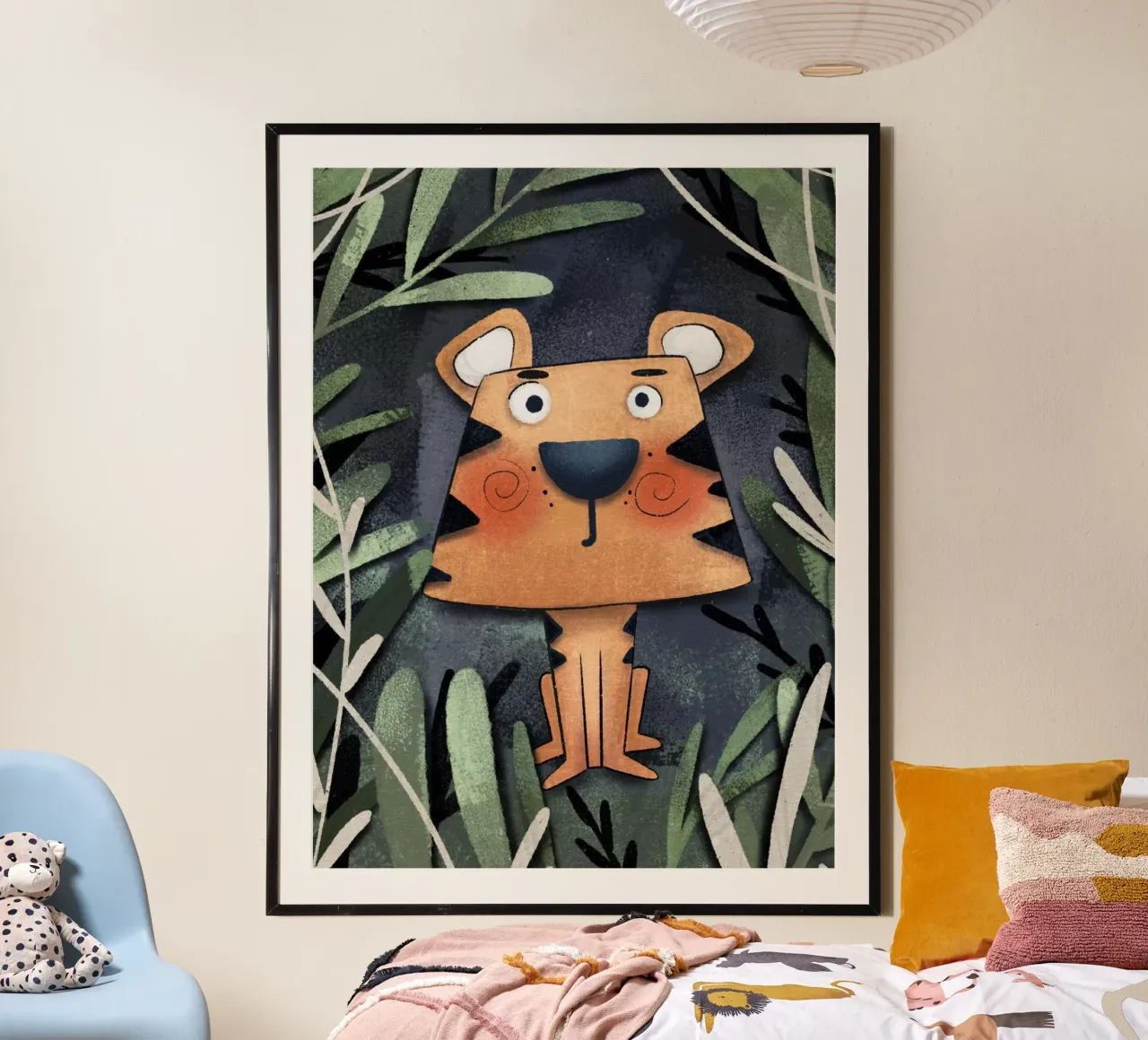 Nelli Suneli - Leone della giungla poster da The Artcircle