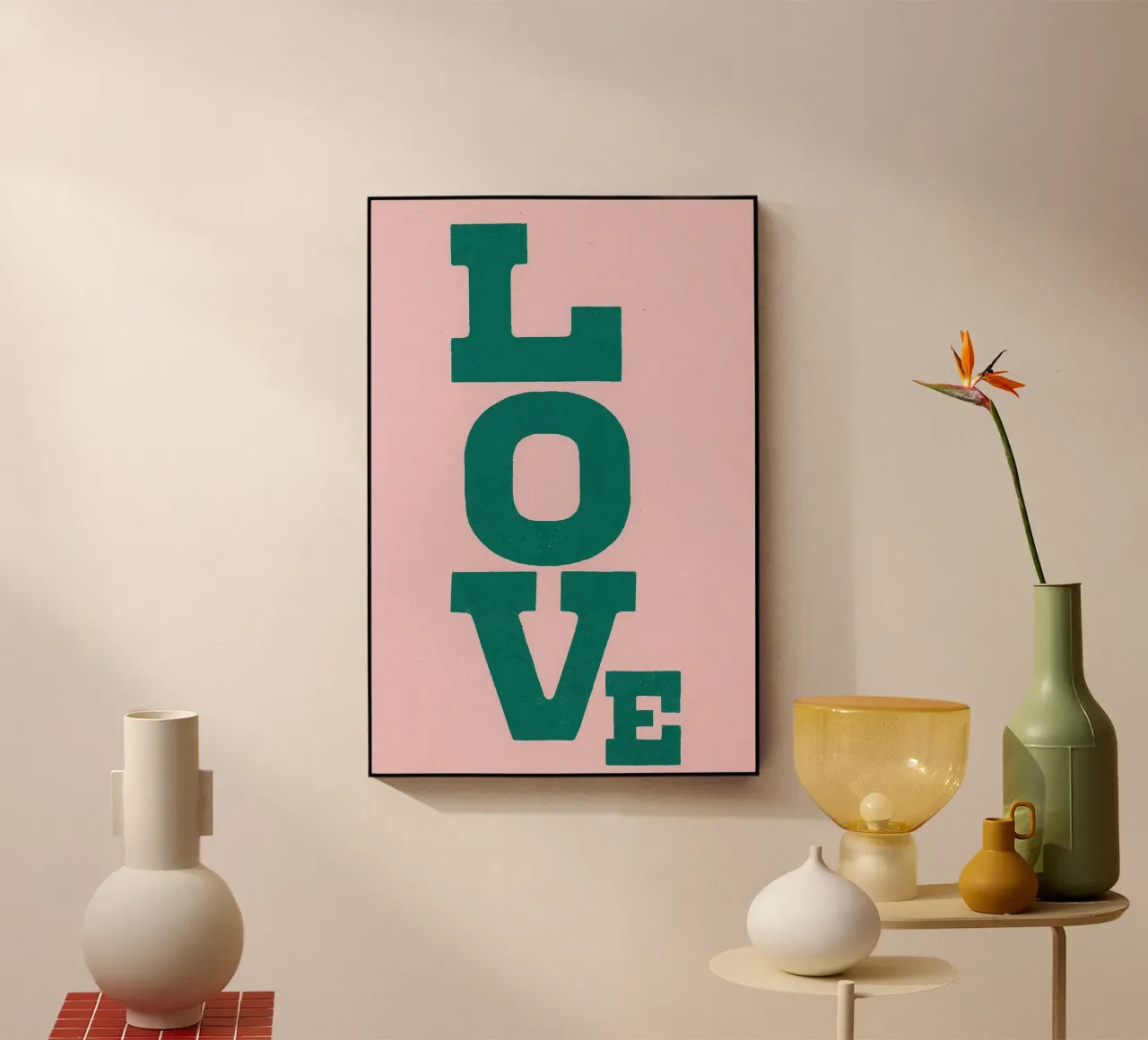 LOVE acryl van PurePeachArt