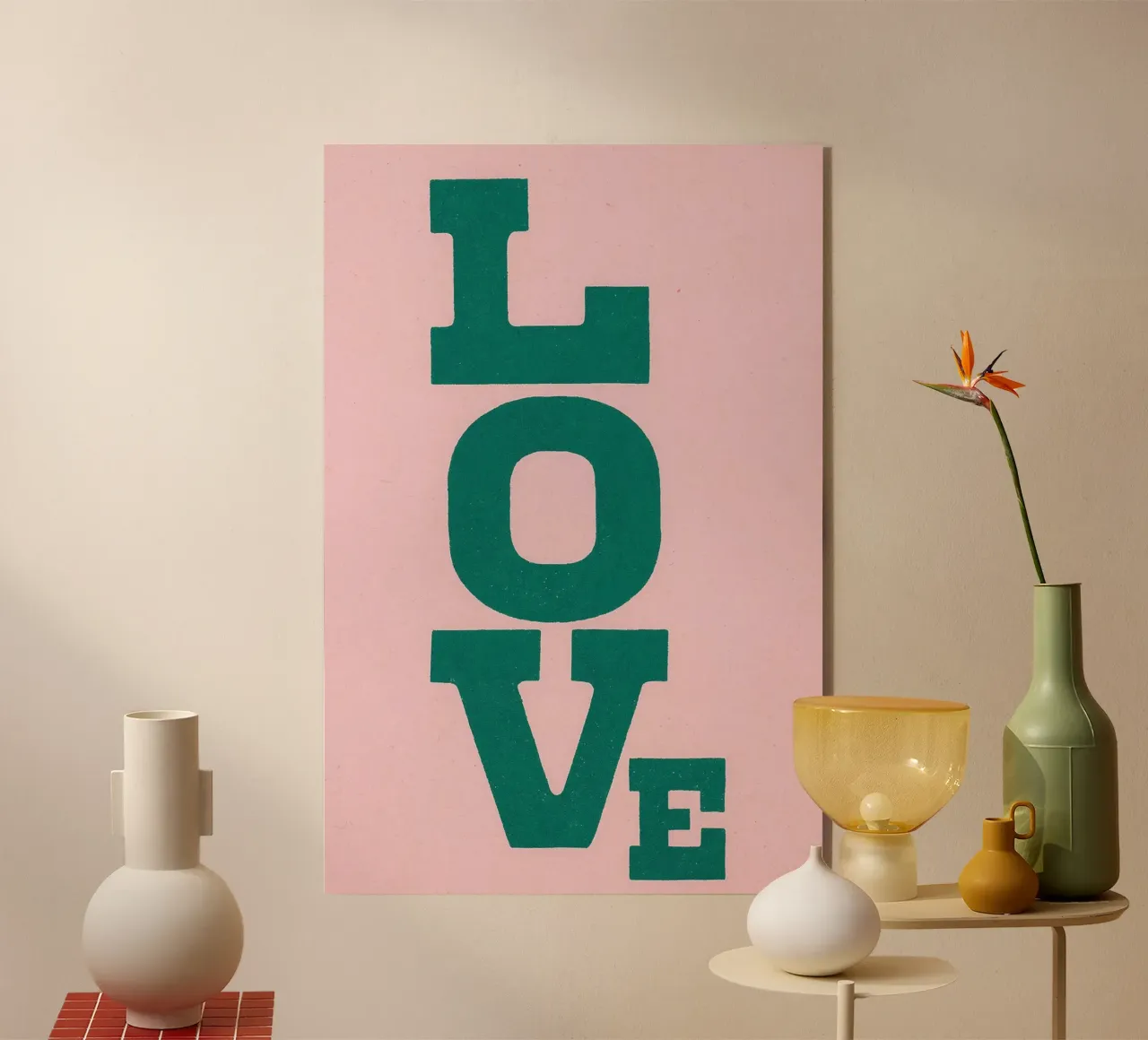 LOVE plexiglass da PurePeachArt