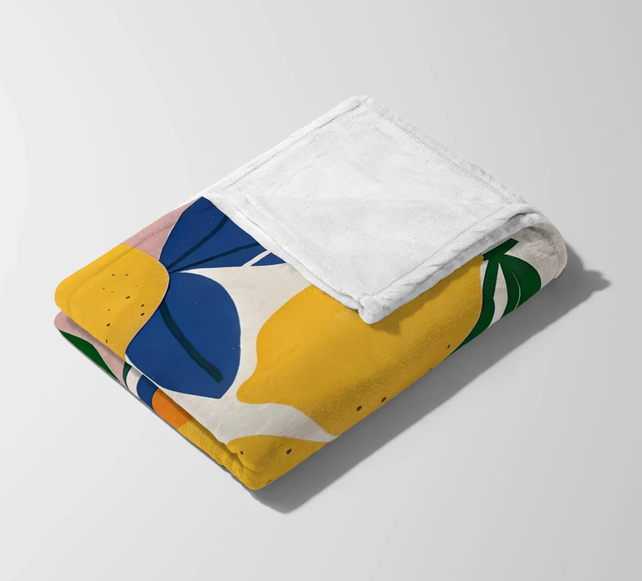 Equilibrio pop agli agrumi coperta in pile da Studio Sori