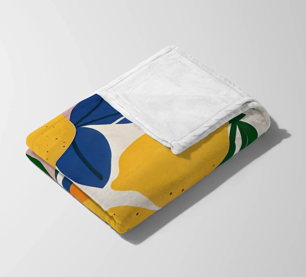 Equilibrio pop agli agrumi coperta in pile da Studio Sori