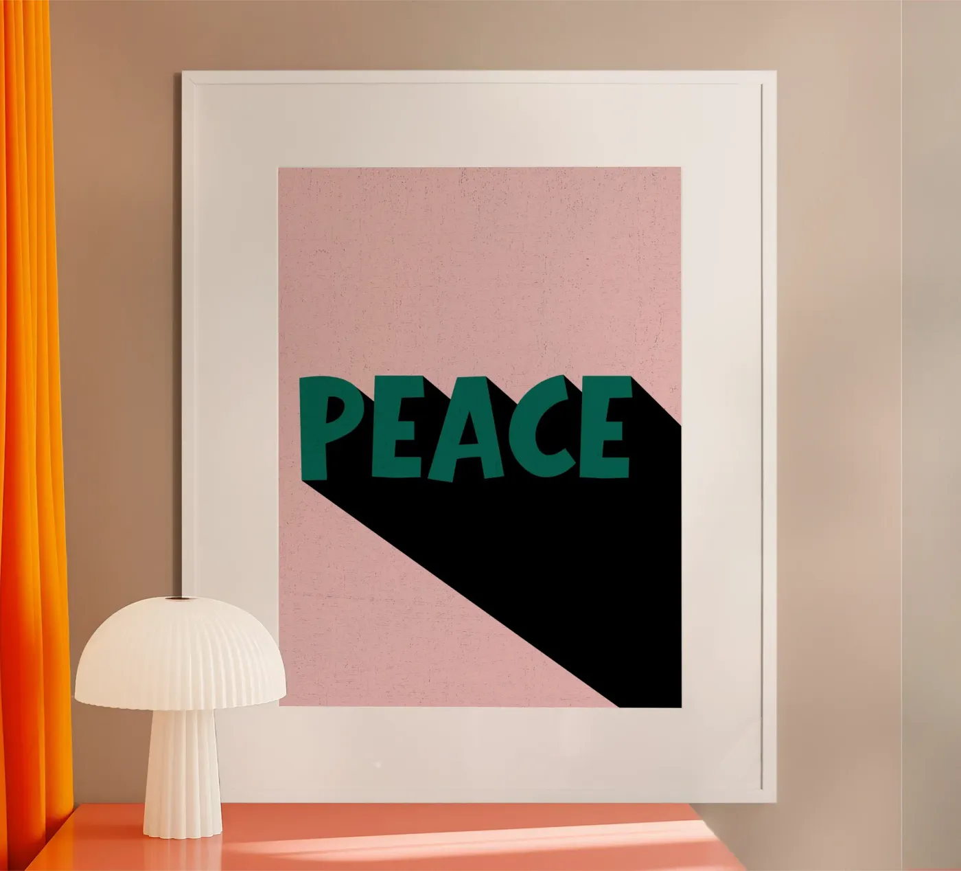 Peace poster van PurePeachArt