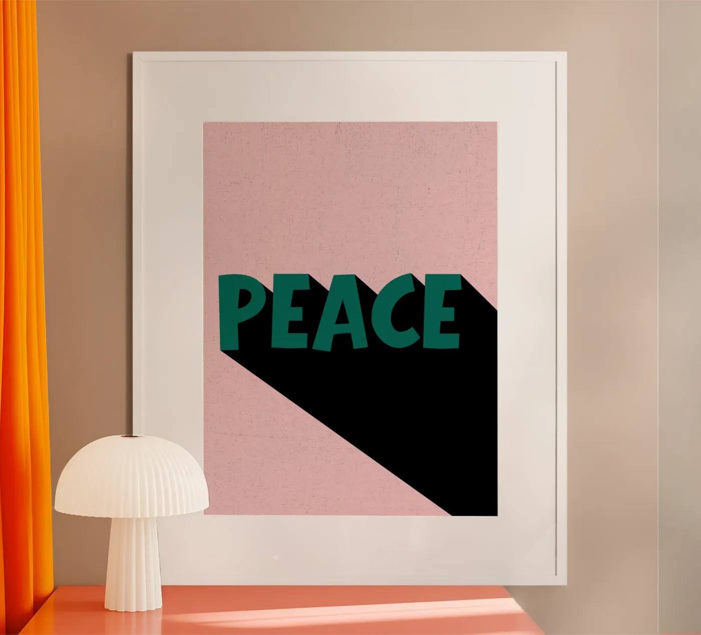 Peace poster van PurePeachArt