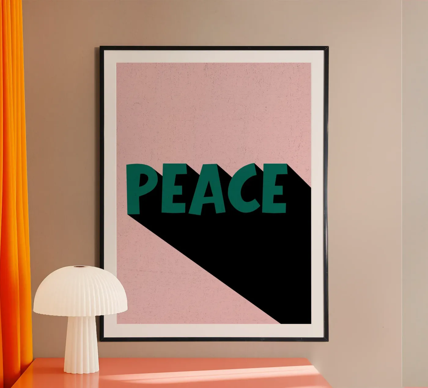 Peace poster van PurePeachArt