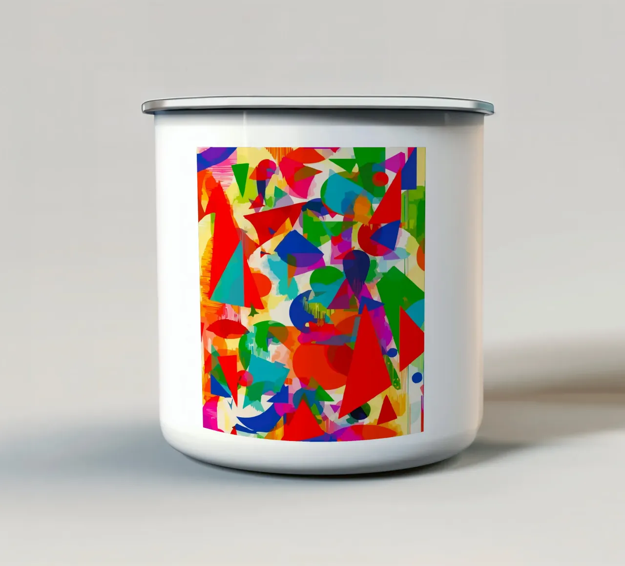 Abstract8 tazza in smalto da artlodia-Peter Lorenz