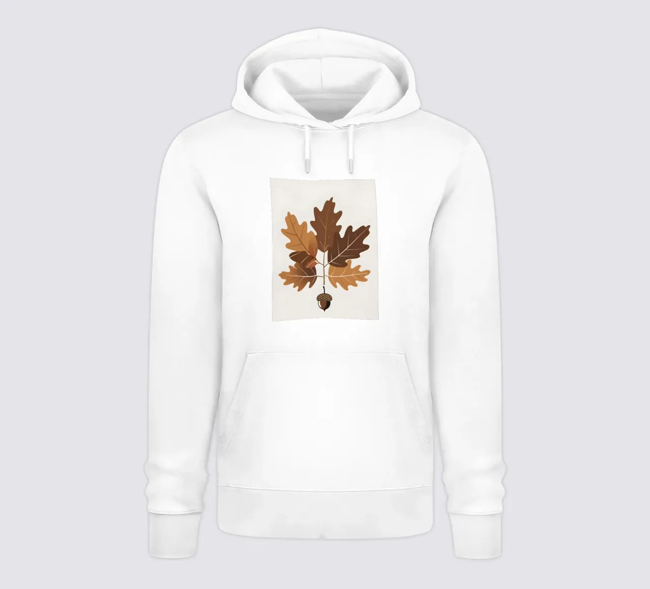 Foglia di quercia felpa con cappuccio da Botanical Gallery