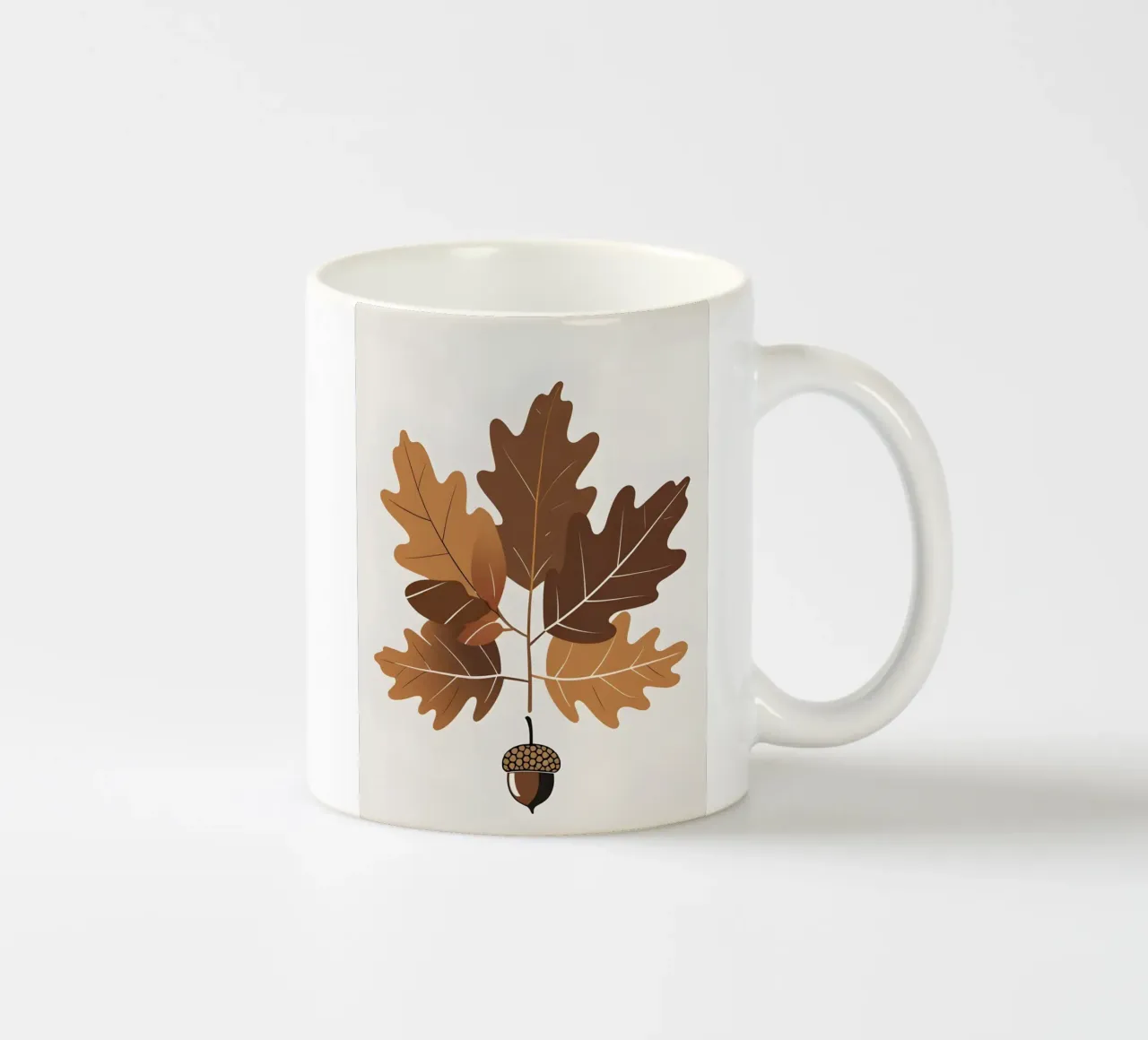 Foglia di quercia tazza in ceramica da Botanical Gallery