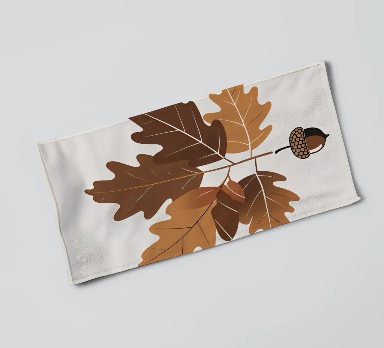 Foglia di quercia asciugamano da bagno da Botanical Gallery