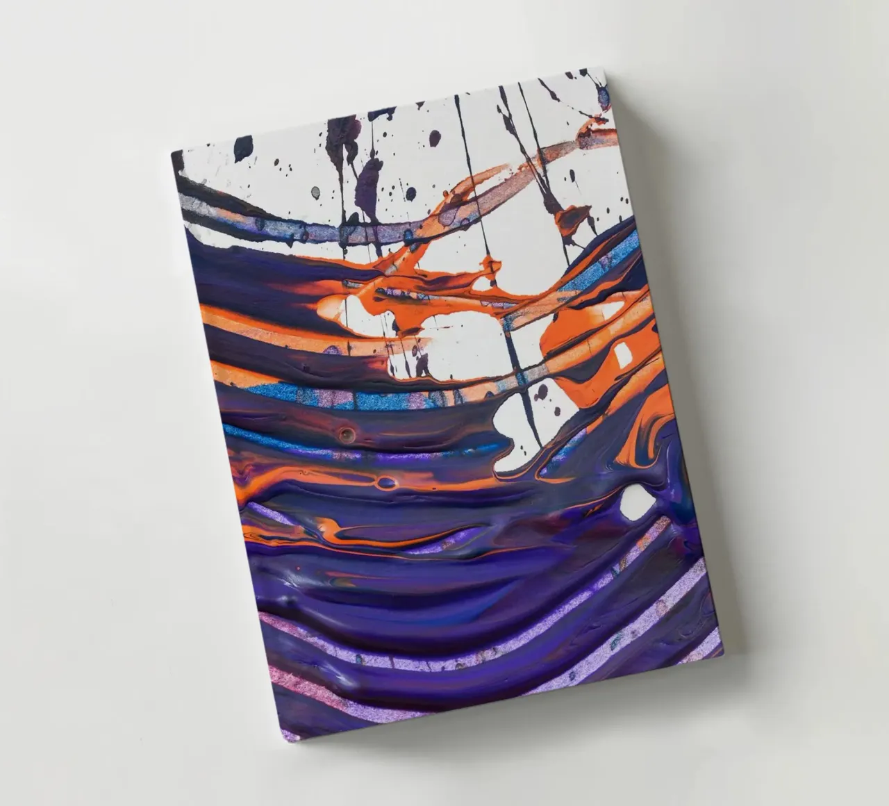 purple abstract diario da artshop