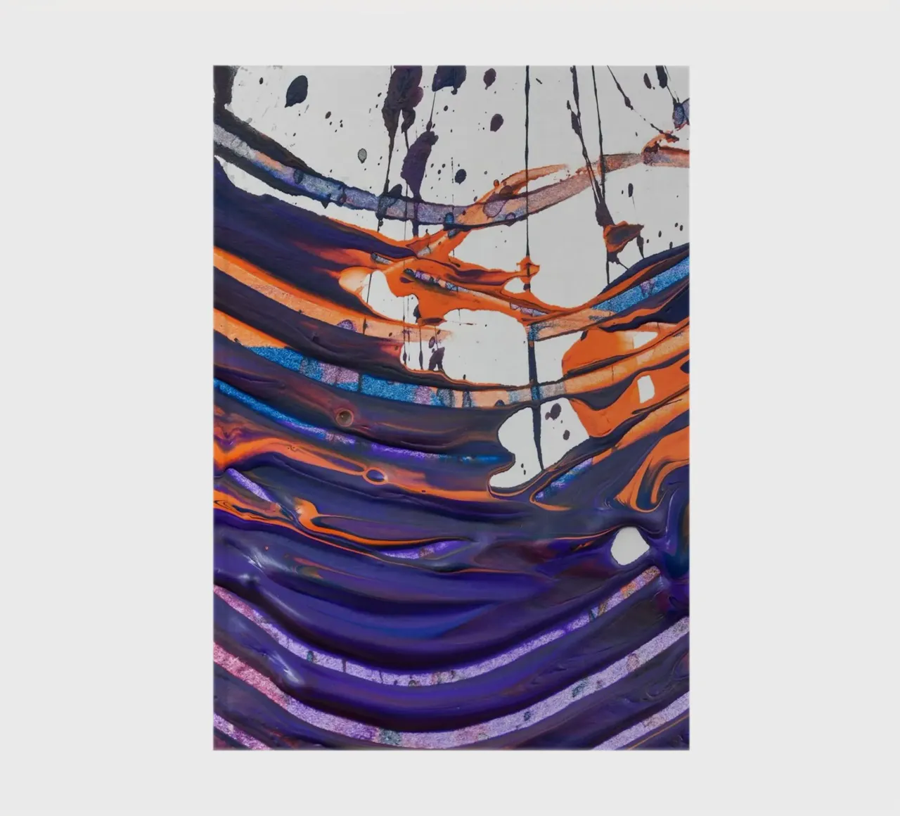 purple abstract diario da artshop