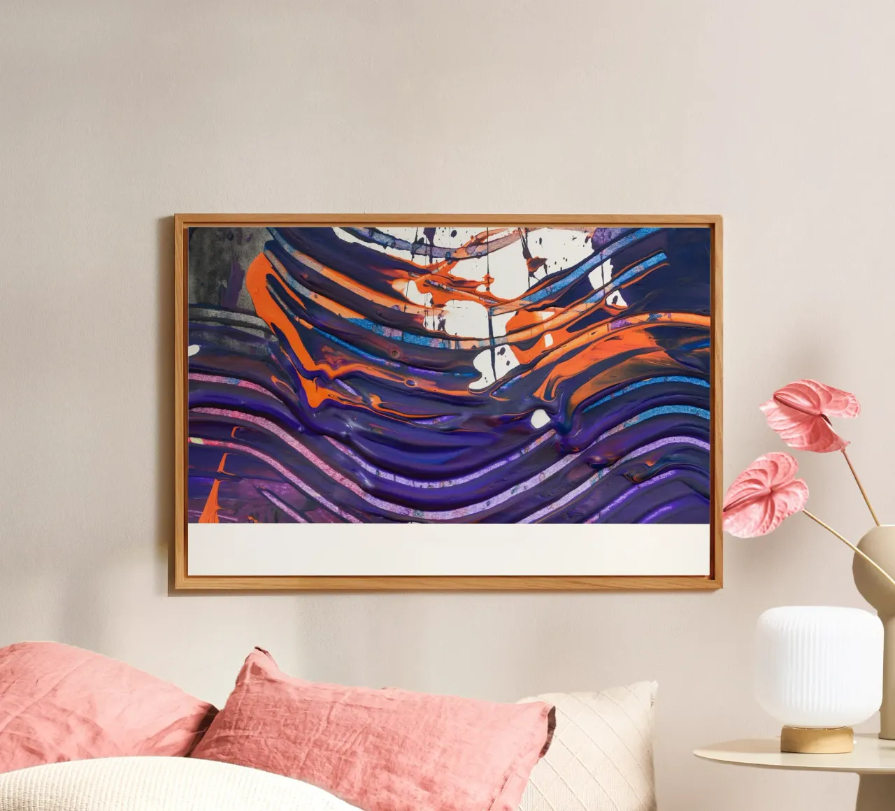 purple abstract pannello forex da artshop