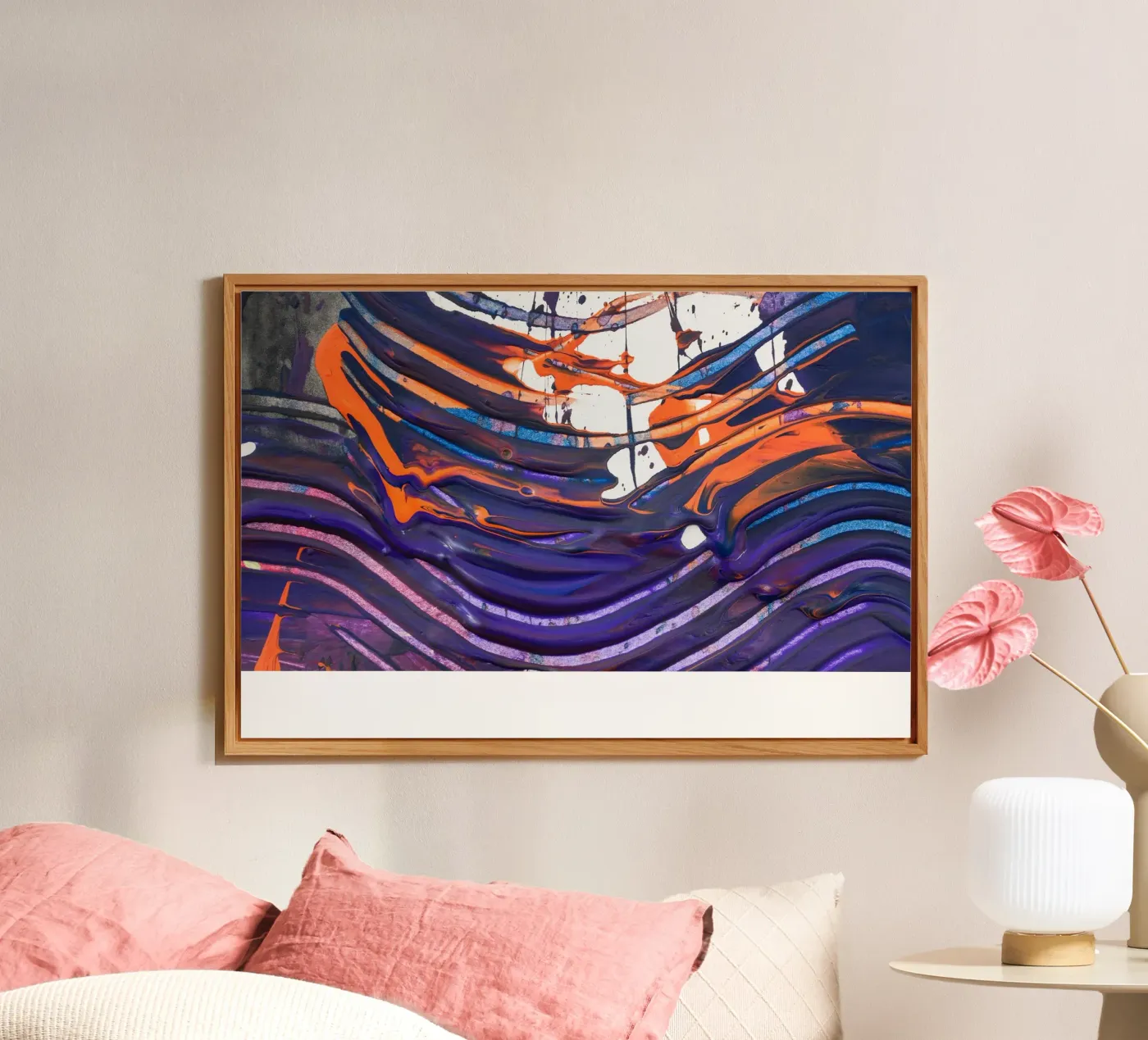 purple abstract pannello forex da artshop