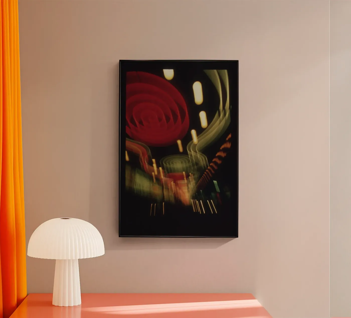 Light patterns Acryl-Glas von artshop