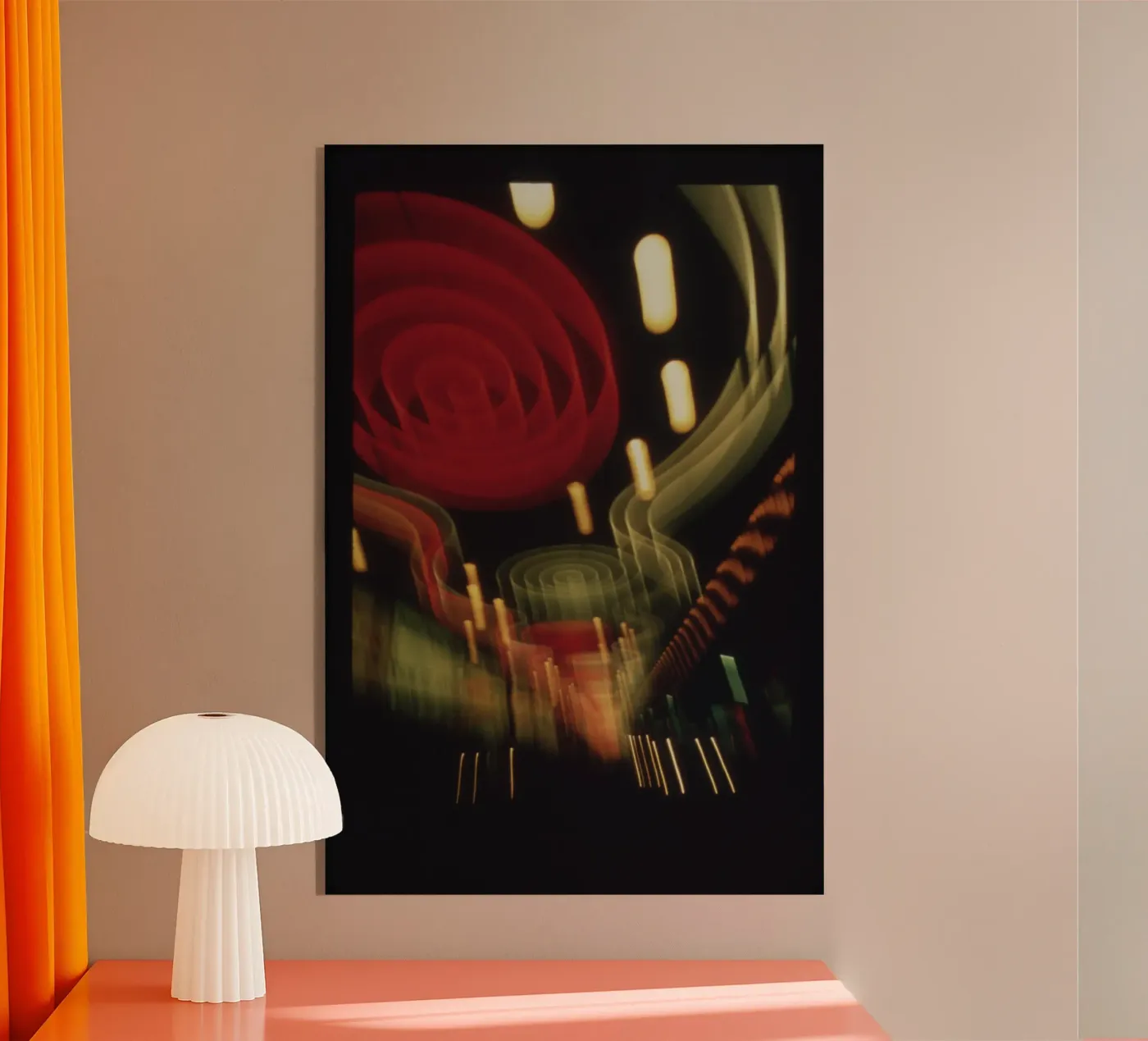 Light patterns Acryl-Glas von artshop