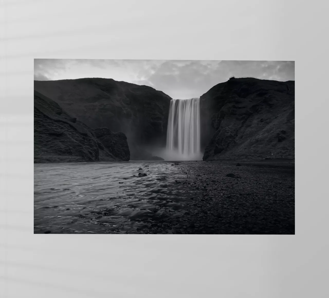 Skogafoss Waterfall pellicola backlit da Fjöllart