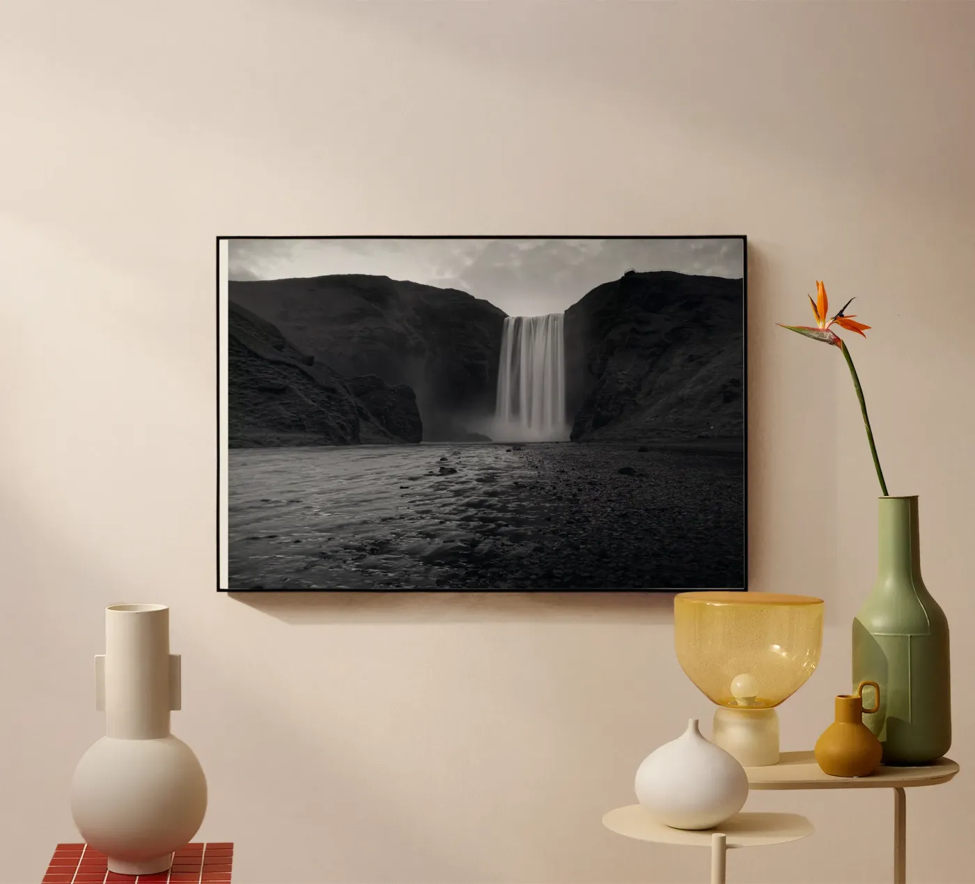 Skogafoss Waterfall plexiglass da Fjöllart