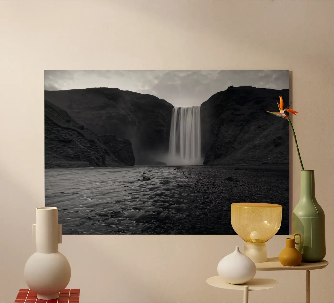 Skogafoss Waterfall plexiglass da Fjöllart