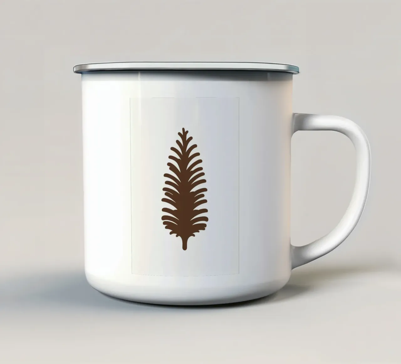 Pigna tazza in smalto da Botanical Gallery