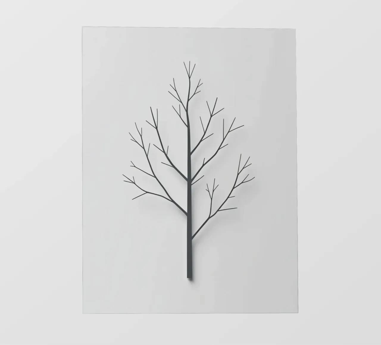 Bare Branch pellicola backlit da Botanical Gallery