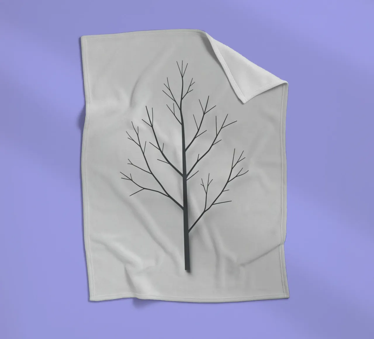 Bare Branch coperta in pile da Botanical Gallery