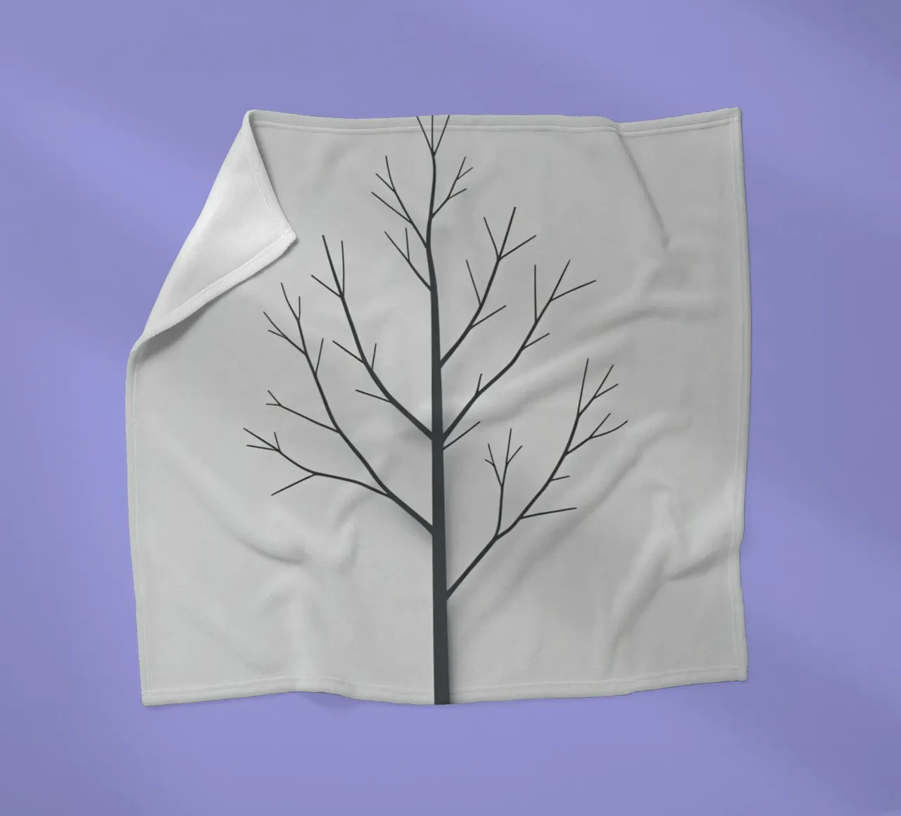 Bare Branch coperta in pile da Botanical Gallery