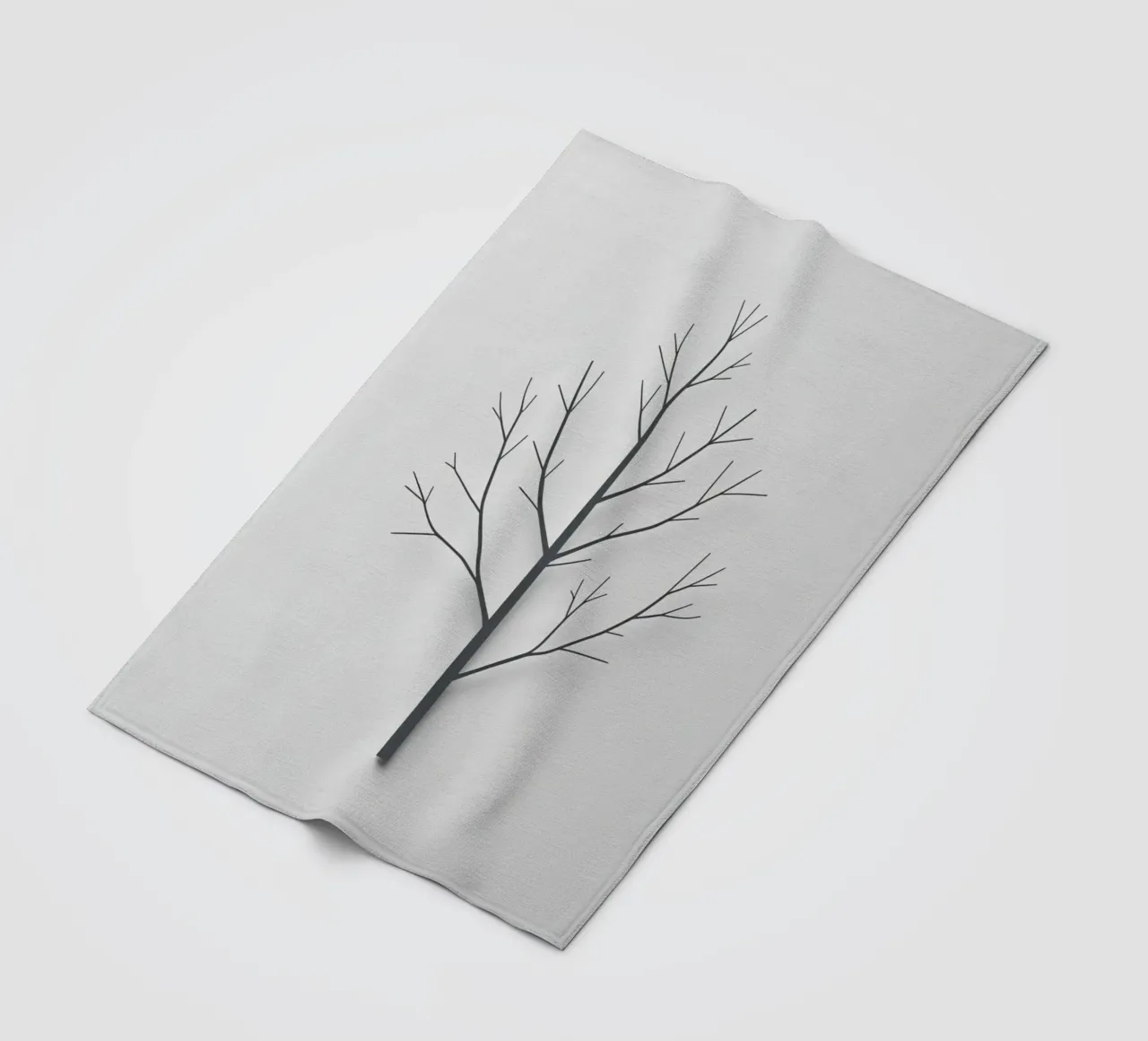 Bare Branch coperta in pile da Botanical Gallery
