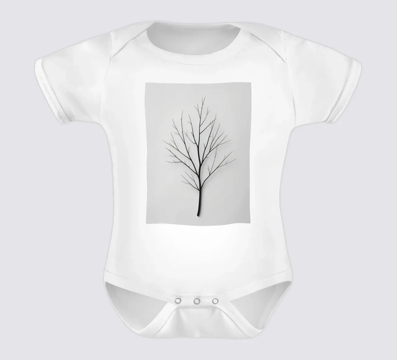 Bare Branch body neonato maniche corte da Botanical Gallery