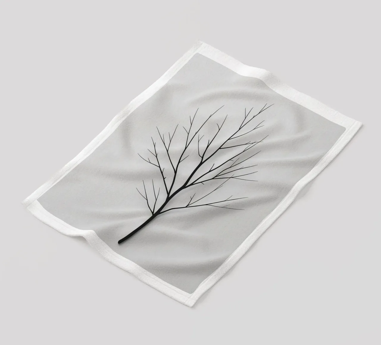Bare Branch coperta in pile da Botanical Gallery
