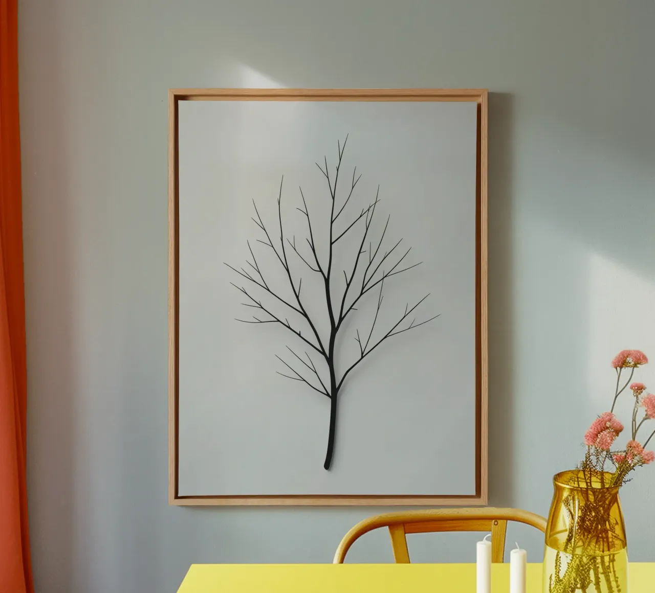 Bare Branch tela da Botanical Gallery