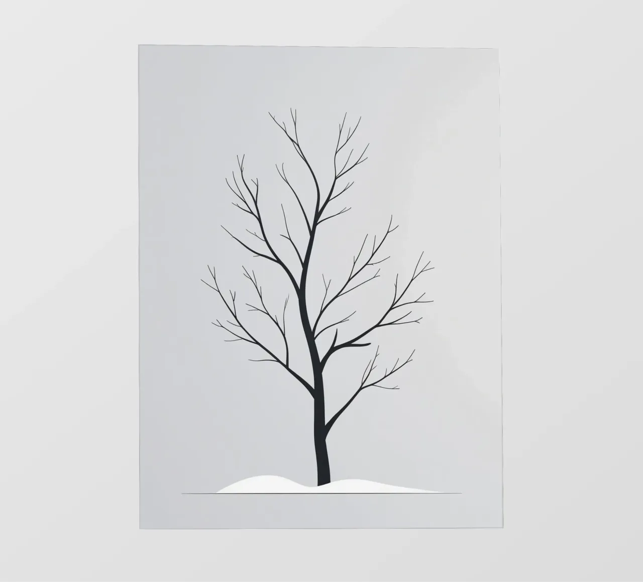 Bare Branch telo in pvc da Botanical Gallery