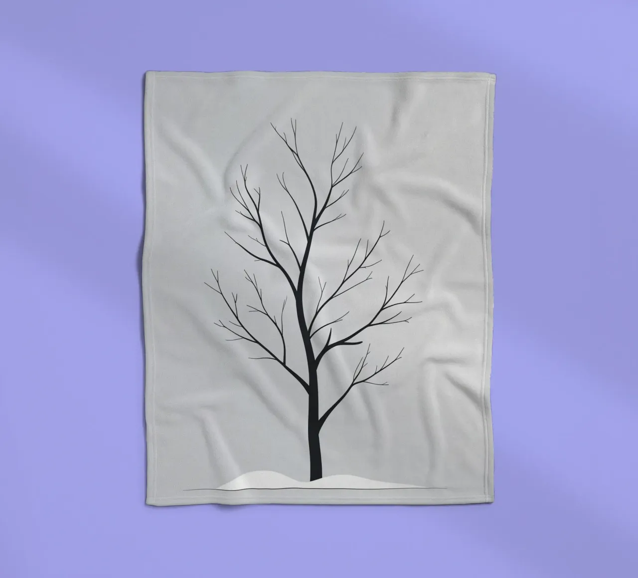 Bare Branch coperta in pile da Botanical Gallery