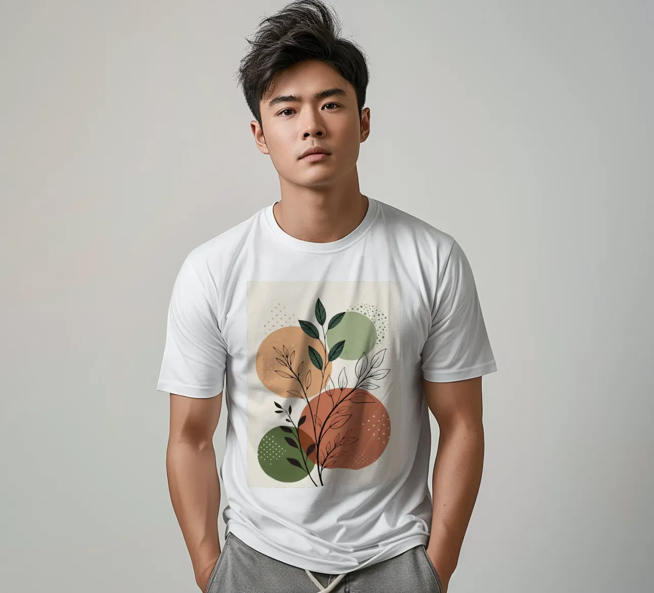 Natura di metà secolo t-shirt da Locquinn Fuller