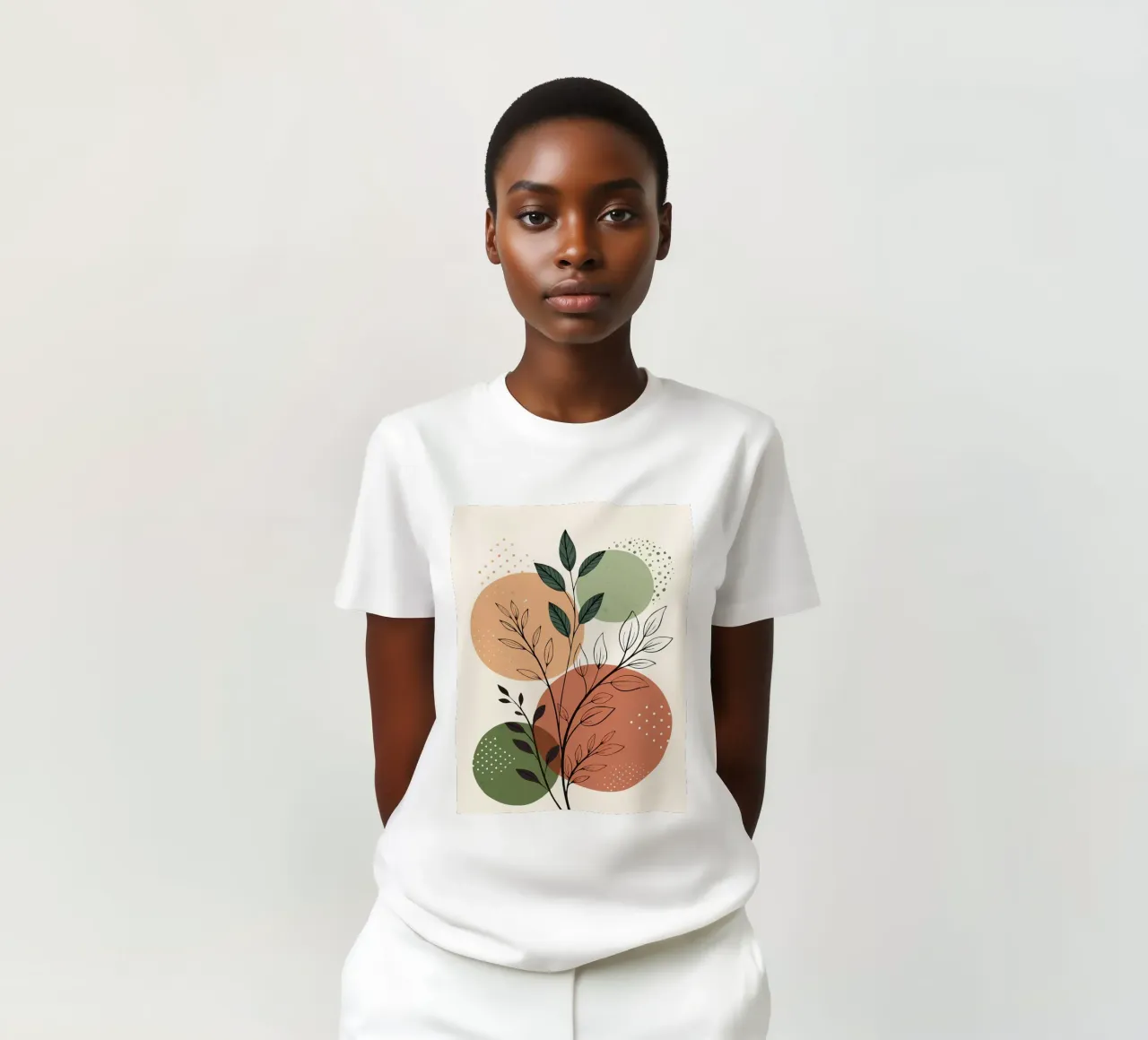 Natura di metà secolo t-shirt da Locquinn Fuller