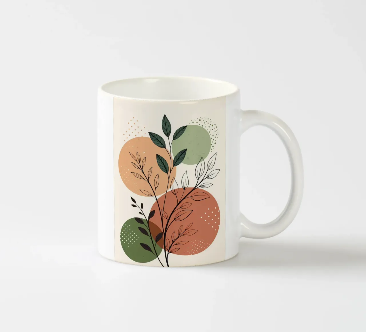 Natura di metà secolo tazza in ceramica da Locquinn Fuller