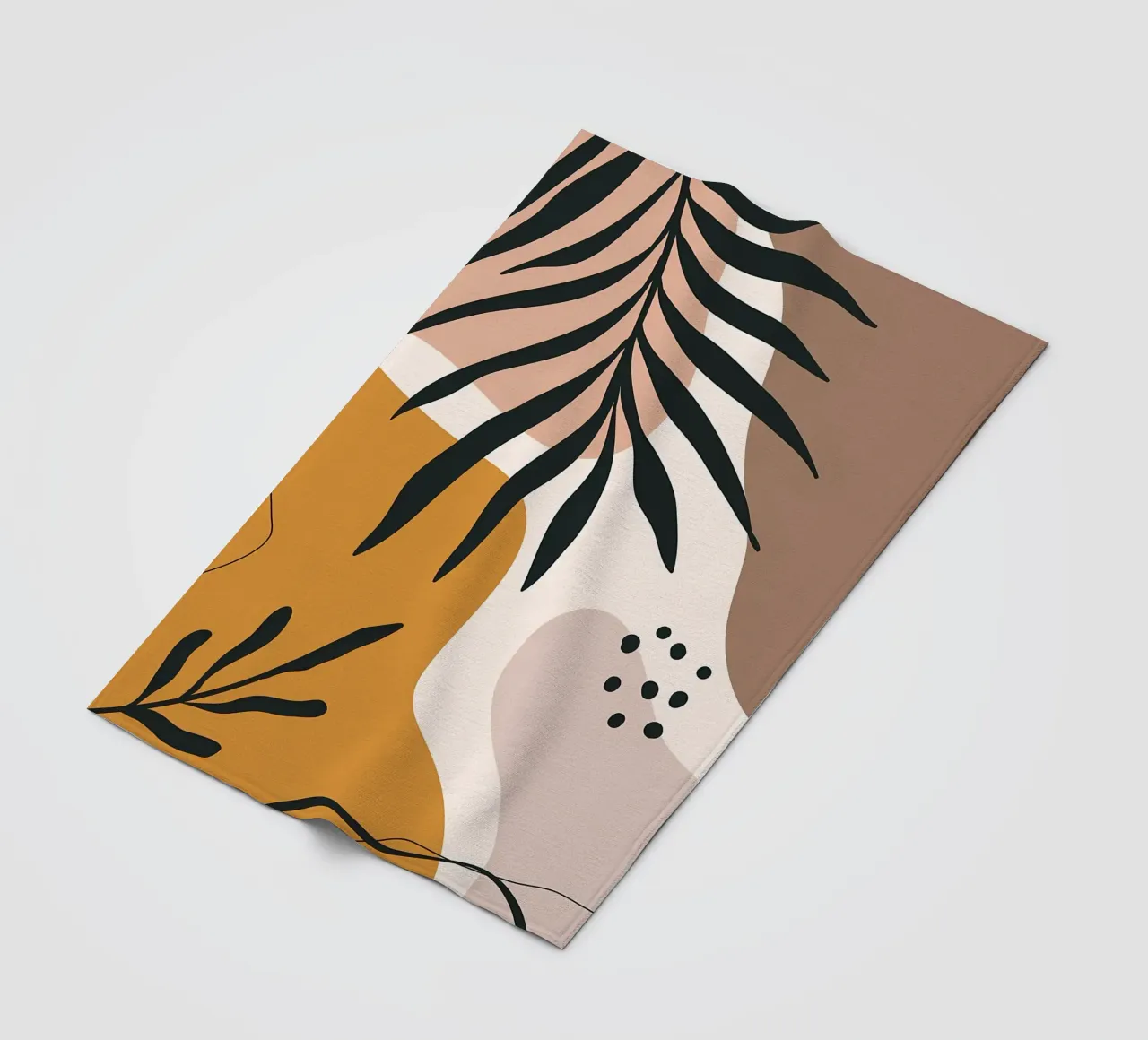 Foglia minimale coperta in pile da Locquinn Fuller