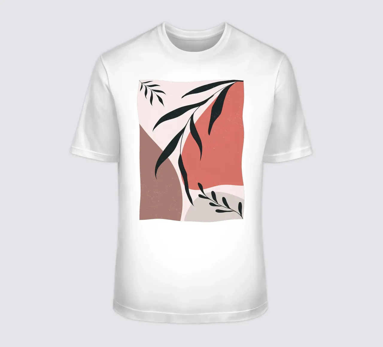 Minimal Leave Abstract Art t-shirt da Locquinn Fuller
