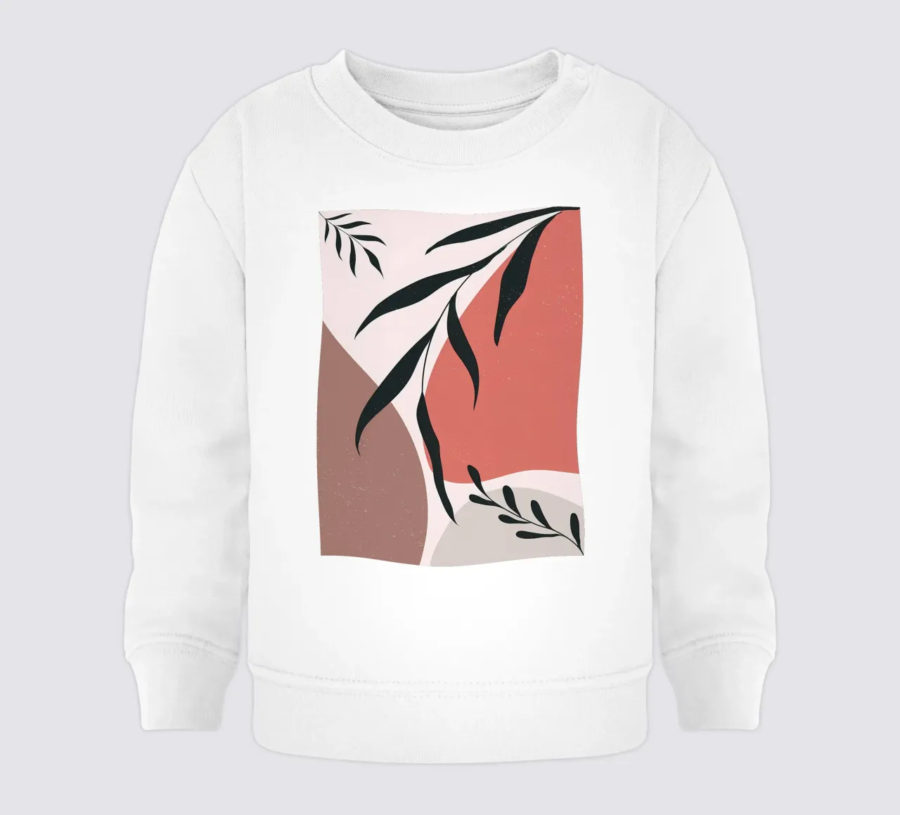 Minimal Leave Abstract Art felpa neonato da Locquinn Fuller