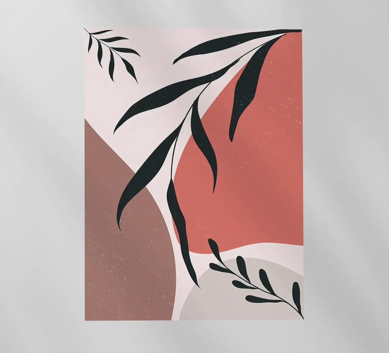Minimal Leave Abstract Art pellicola backlit da Locquinn Fuller