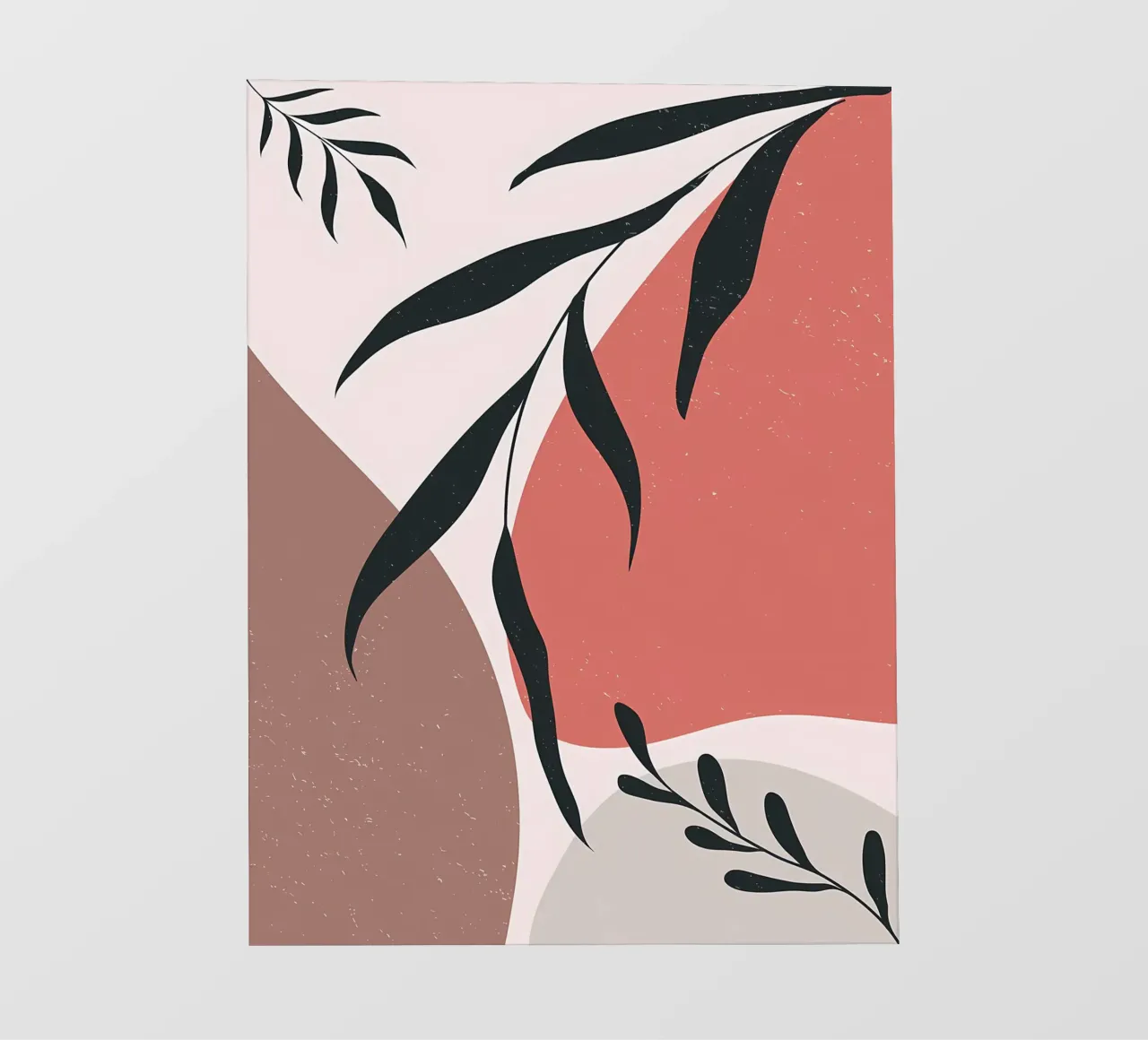 Minimal Leave Abstract Art pellicola backlit da Locquinn Fuller