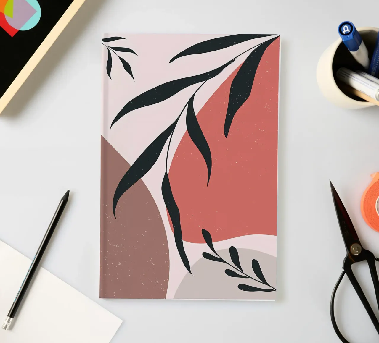 Minimal Leave Abstract Art diario da Locquinn Fuller
