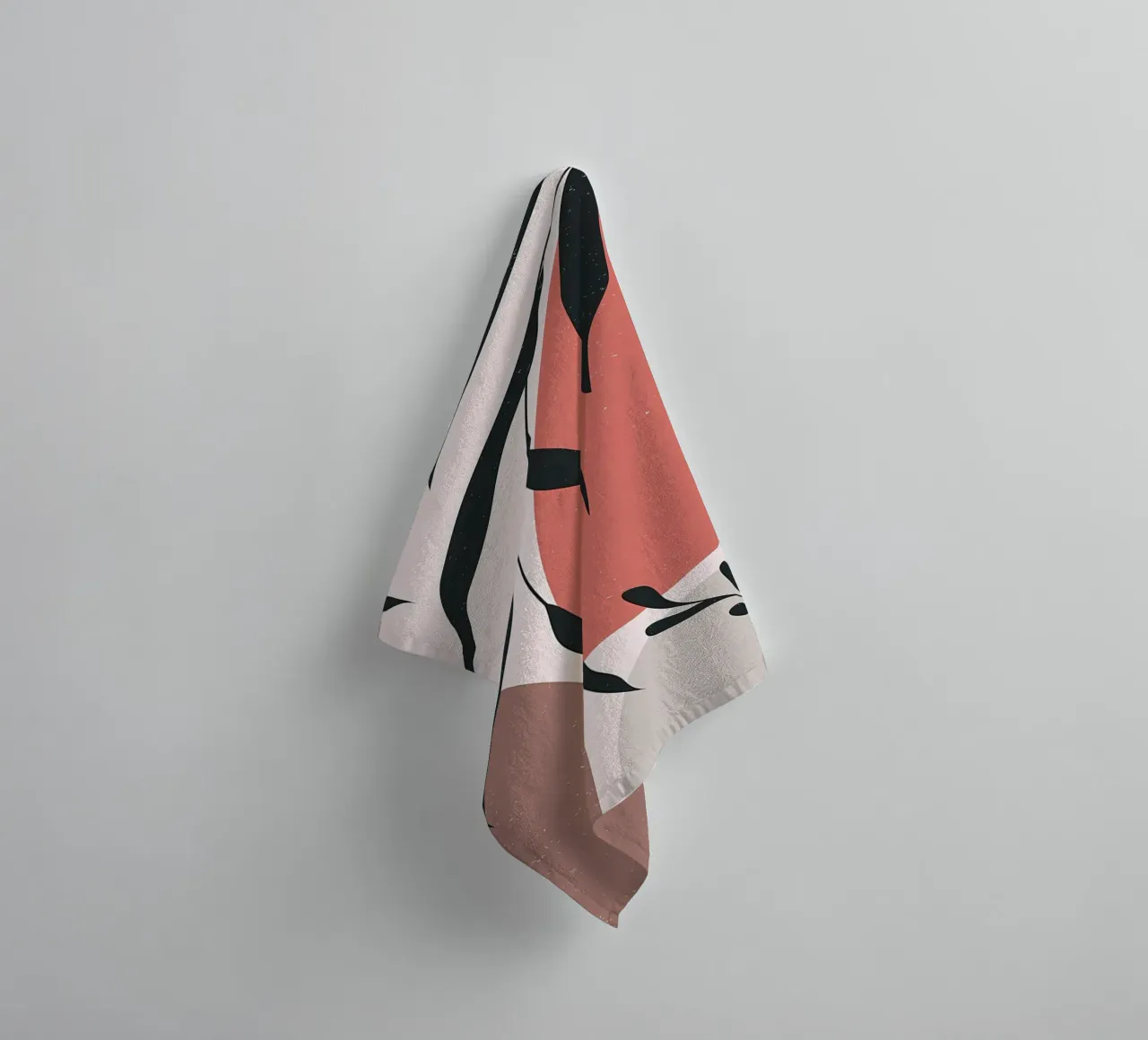 Congé minimal Art abstrait serviette de bain de Locquinn Fuller
