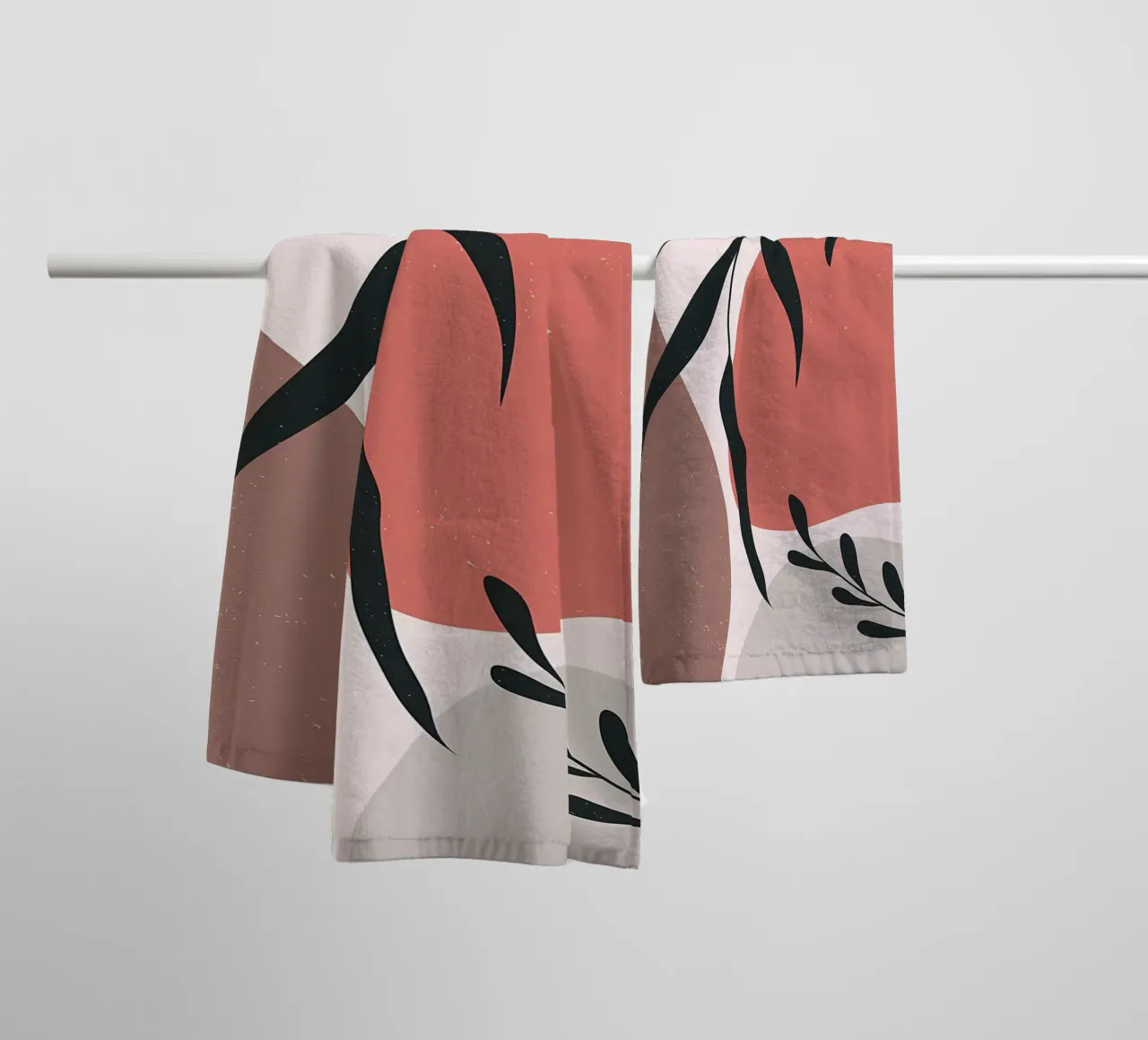 Congé minimal Art abstrait serviette de bain de Locquinn Fuller