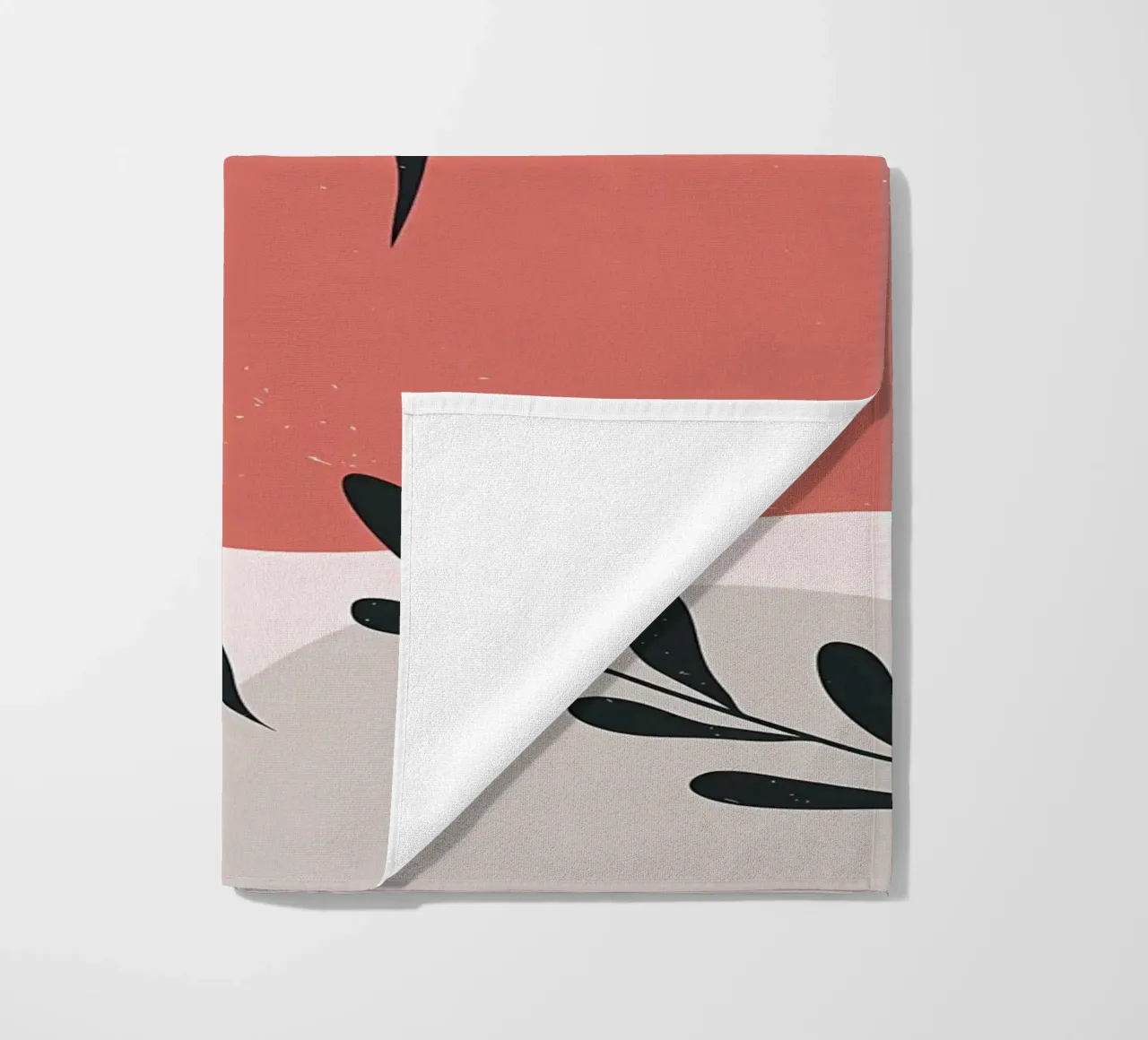 Minimal Leave Abstract Art telo mare da Locquinn Fuller