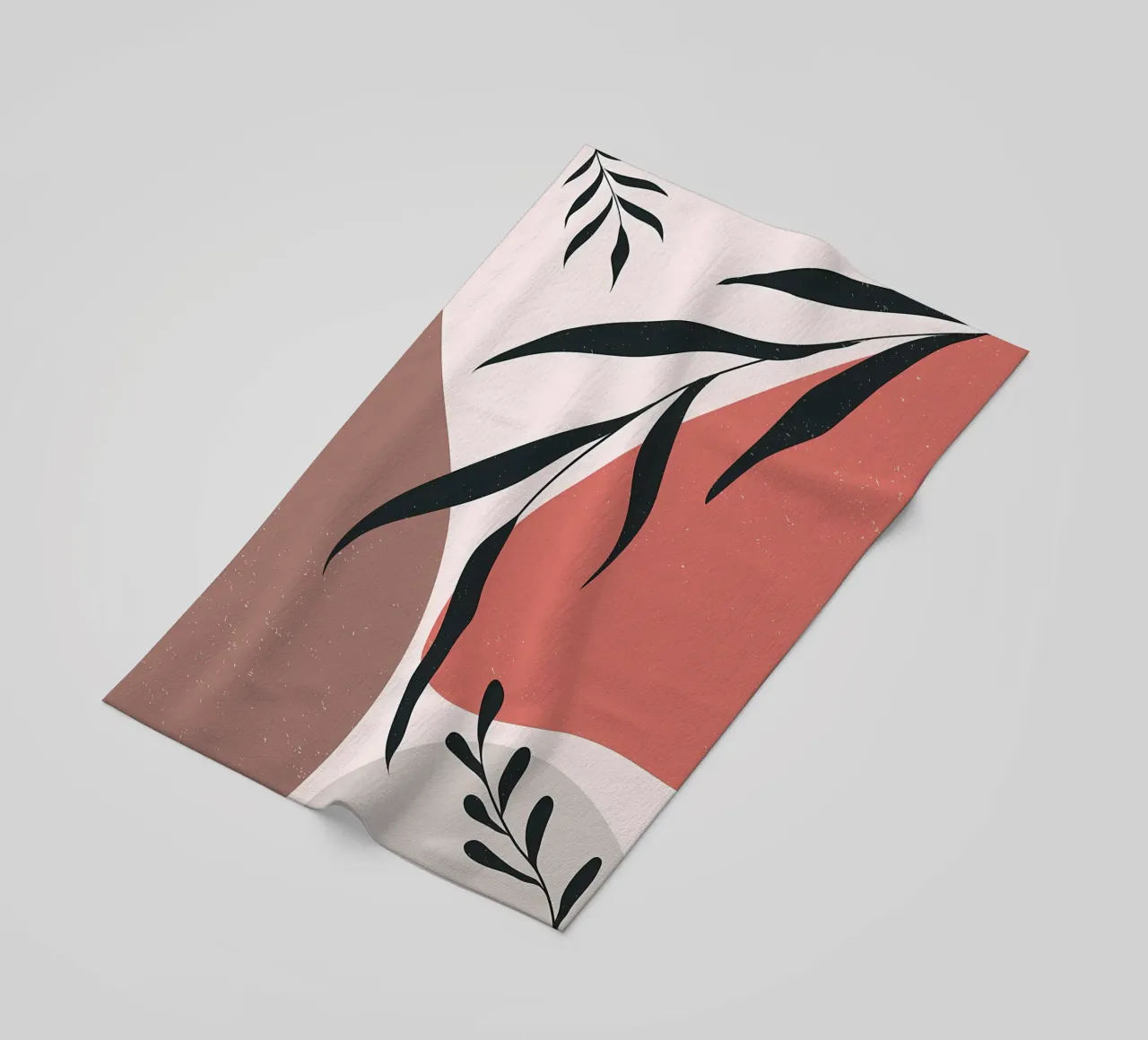 Minimal Leave Abstract Art telo mare da Locquinn Fuller